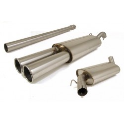 Piper exhaust Volkswagen Golf MK2 1.8 16v GTi 1990-1992 Stainless Steel System-Tailpipe Style A, B, C or D, Piper Exhaust, TGOL5S-ACD